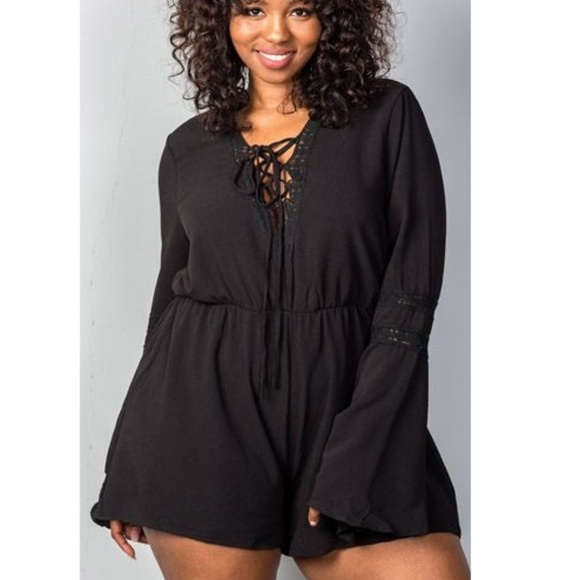 LJ Rose Pants - Ladies fashion Romper plus size